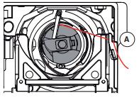 Order of operations for threading the bobbin of a Bernina sewing machine, Northeastern Makerspaces