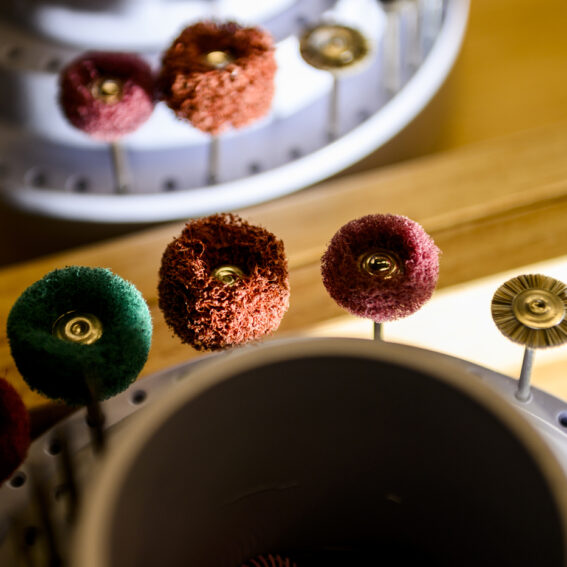 Close-up of jewelry tools