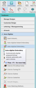 Embroidery User Guide: Using Hatch Auto Digitize - Northeastern Makerspaces