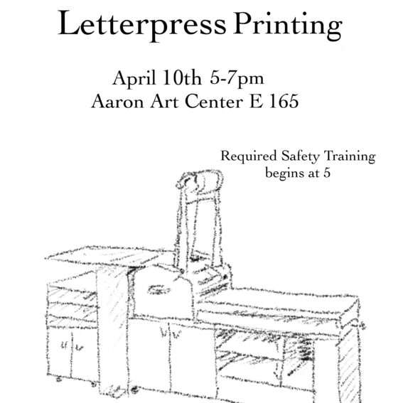 Letterpress printing workshop