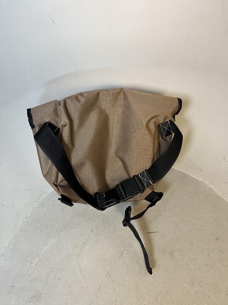 finished bag with straps