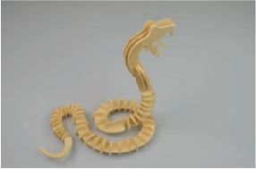 Balsa Snake Model